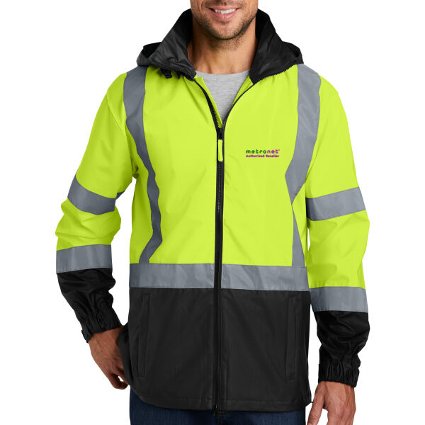 CornerStone® - ANSI 107 Class 3 Safety Windbreaker Thumbnail